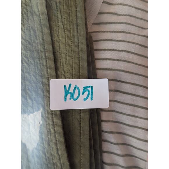 Veronica Beard Trail Mixed Media Dress Fern Green XS Cottage Quiet Luxury Preppy - Picture 12 of 12